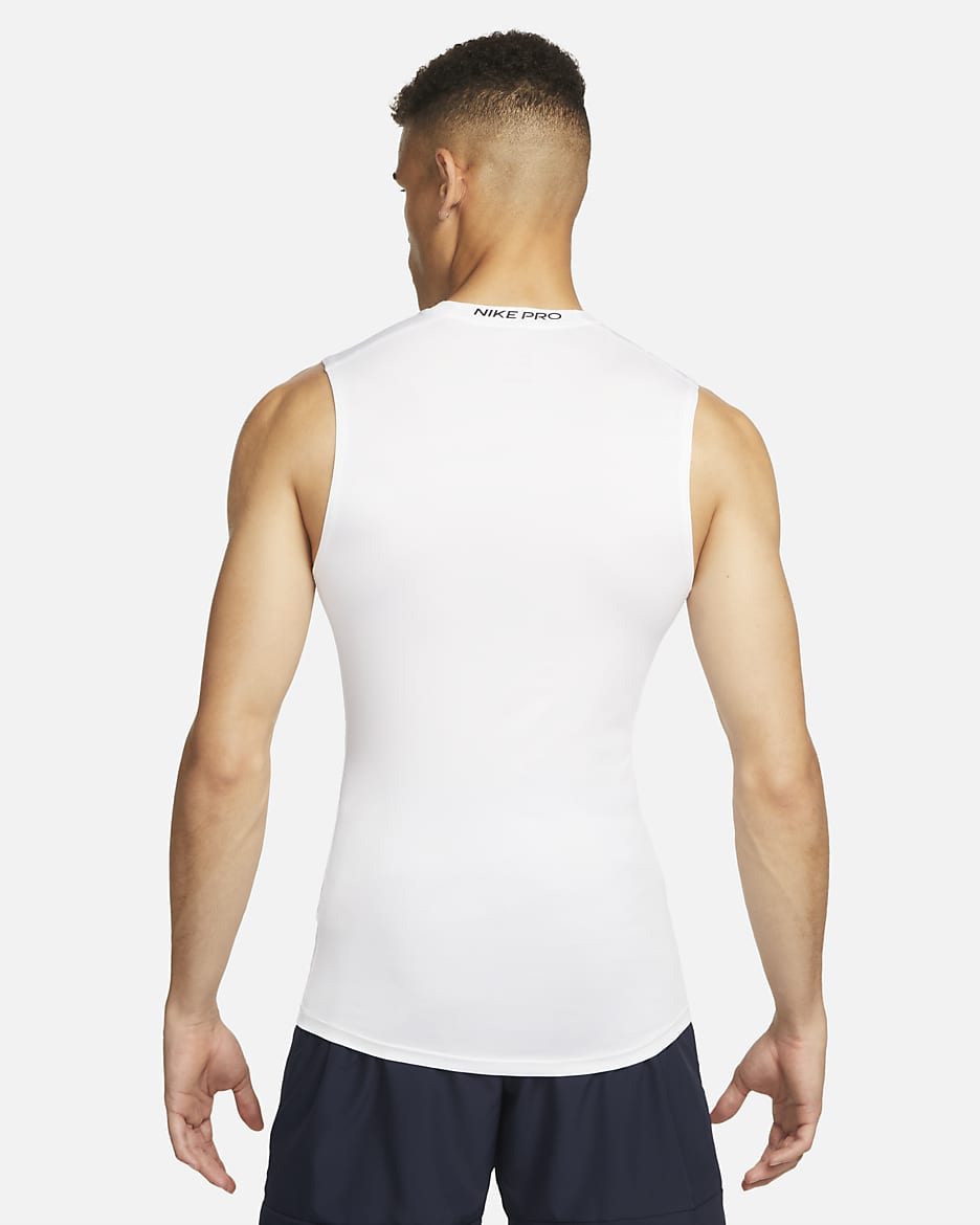 Nike Pro Men S Dri Fit Tight Sleeveless Fitness Top Nike Au